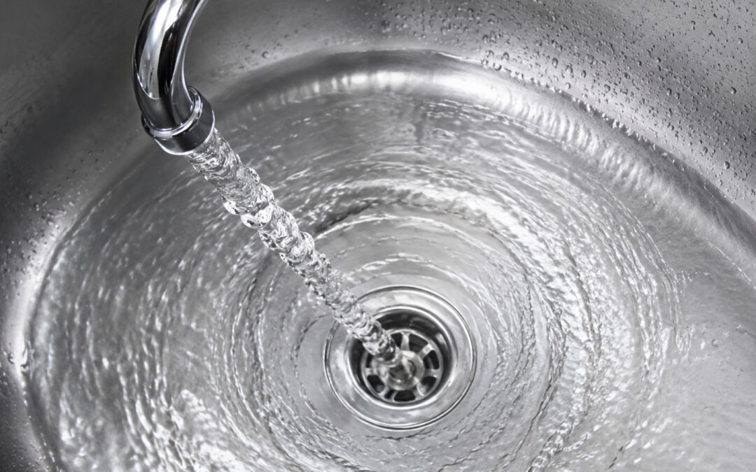 running water in sink